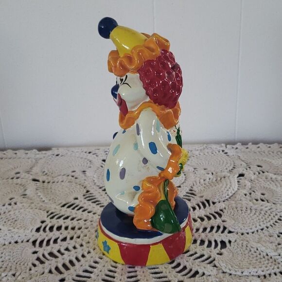 Vintage Child's Plastic Clown Bank - Picture 2 of 10